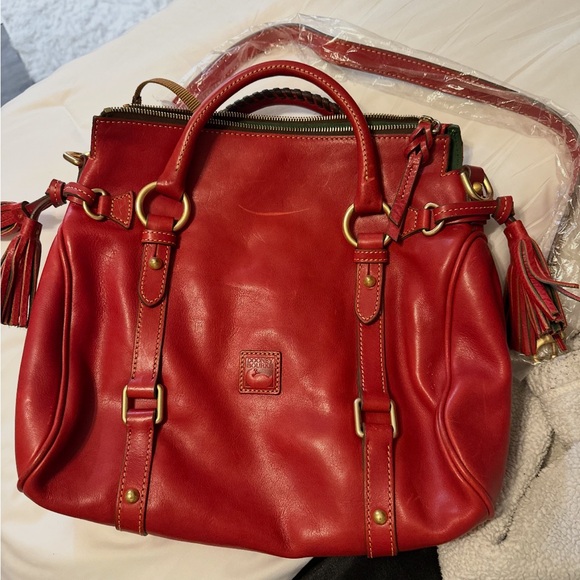 Dooney & Bourke Florentine Red leather satchel